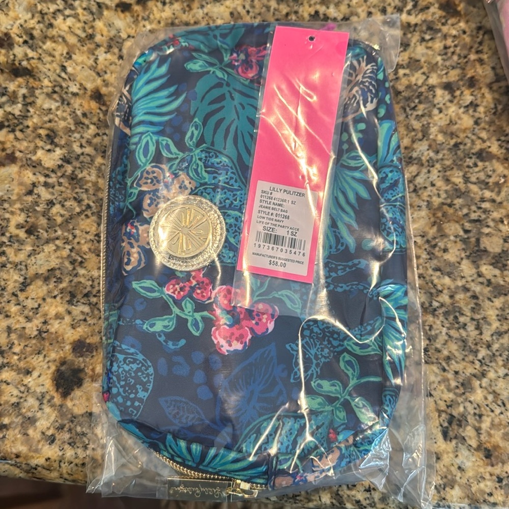 Lilly Pulitzer belt bag.
